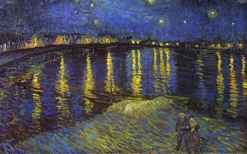 A famous painting by Van Gogh that may awaken aesthetic emotions. 