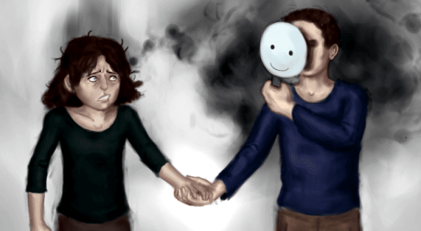 a woman with a delusional misidentification syndrome doubting of her partner