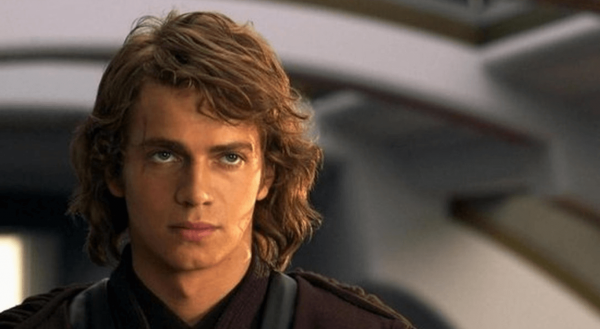 Anakin Skywalker as a teenager.