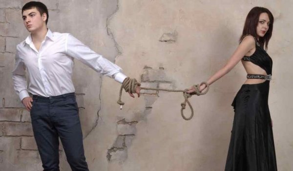 Codependent couple example of human magnet syndrome.