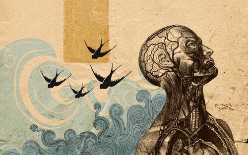 Existential psychotherapy represented by a drawing of an individual.