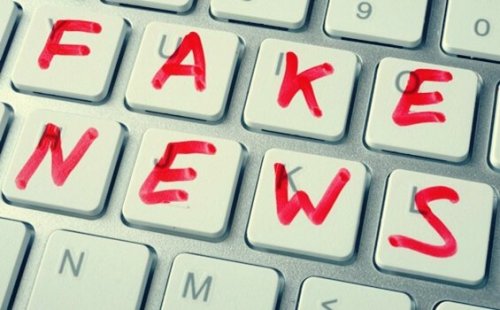 Fake news typically appears online.