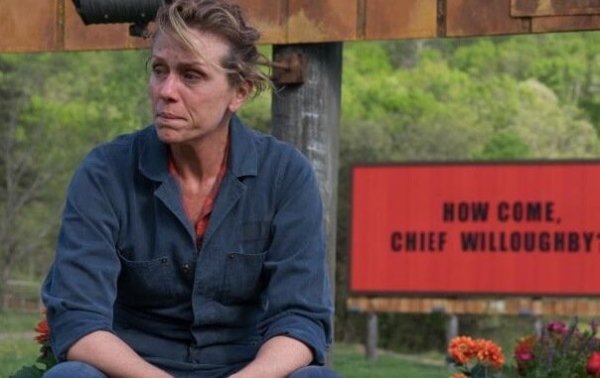 Frances McDormand in Three Billboards Outside Ebbing Missouri.
