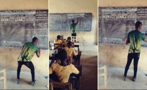Attitude and Inspiration: The Ghanaian Teacher Teaching IT with Chalk and a Blackboard
