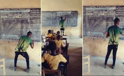 Attitude and Inspiration: The Ghanaian Teacher Teaching IT with Chalk and a Blackboard