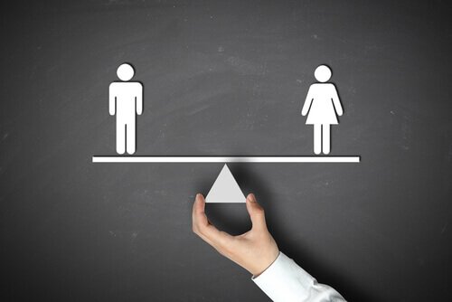 Men versus women.