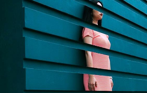 Woman fragmented by pathological guilt.