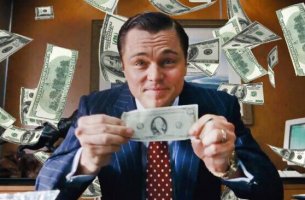 Wolf of Wall Street and money.
