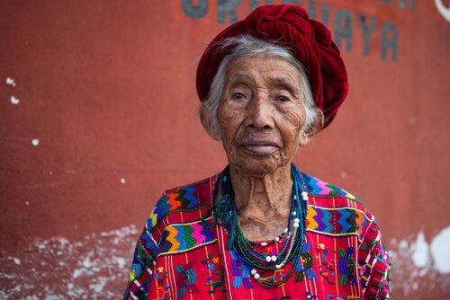 A woman with susto.