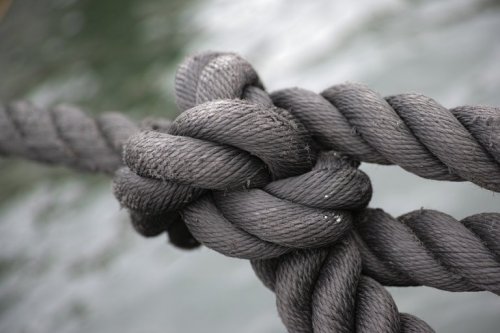 Rope knot.