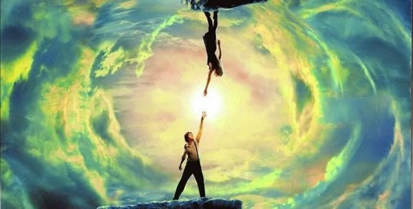 Two young people in parallel universes.