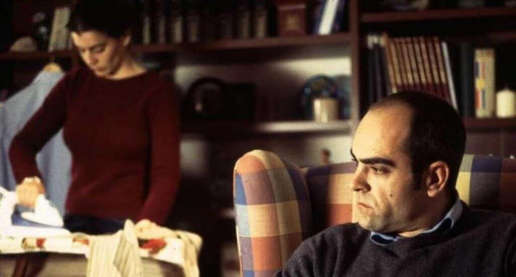 Pilar and husband showing gender violence.