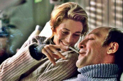 Ramon with his friend who helped him die.