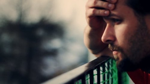 Sad guy with a broken heart.