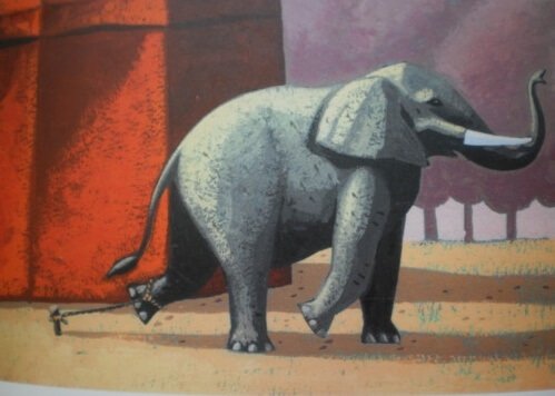The Beautiful Story of the Chained Elephant