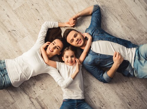 A happy family climate.