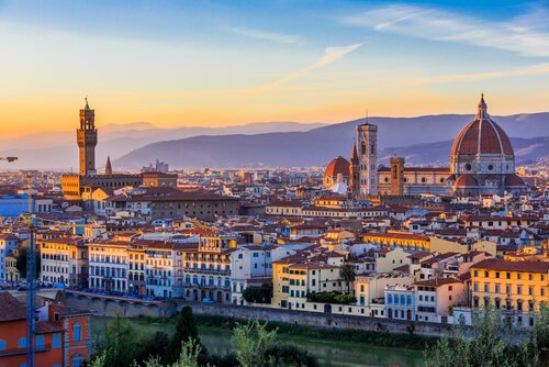 The city of Florence.