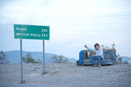 Christopher from Into The Wild asking for a ride.