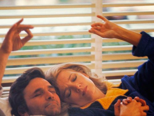 Picture from A Woman Under the Influence, a movie with a feminist message.