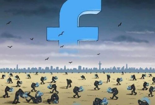 Facebook slaves.