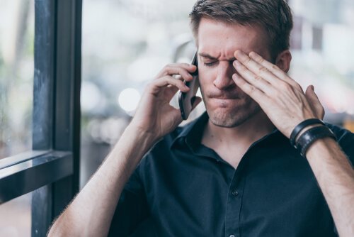 A possessive and controlling man calling his girlfriend.