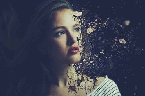 Girl suffering from compassion fatigue.