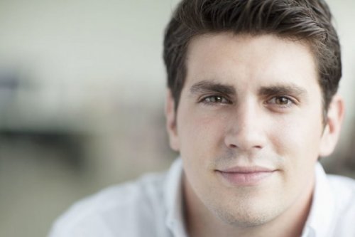 A portrait of a man.
