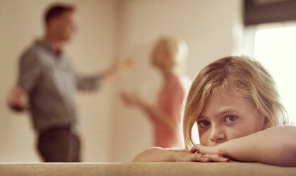Hyperactive children can come from broken homes.