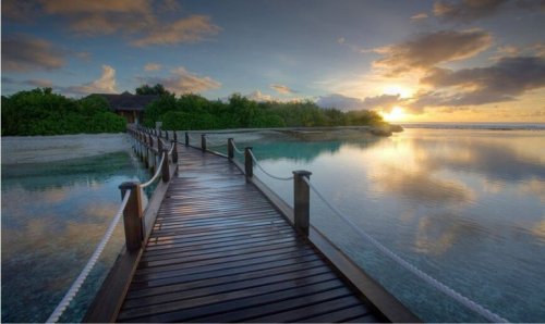 Crossing the bridge to learn how to be patient.