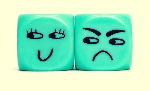 Blue angry cubes.