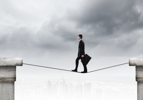 Excessive caution as a disguise of fear.