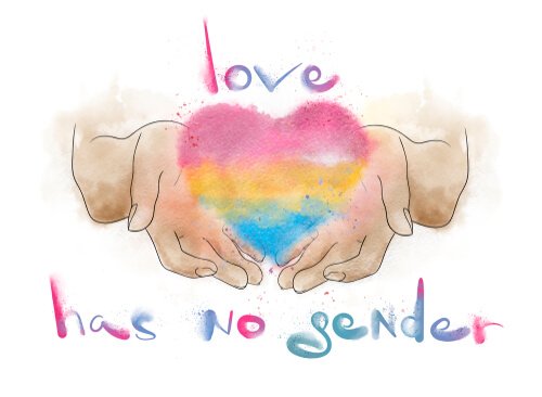 Pansexuality does not recognize genders.