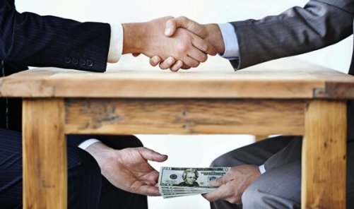 This represents hidden exchanges that are a form of corruption.