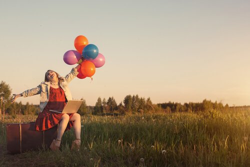 This woman knows that if you value what you have you'll be happier.