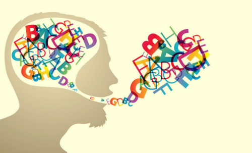 Person talking.