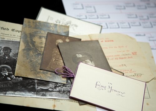 Old letters and photos bring back memories.