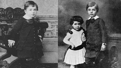 Albert Einstein as a child.