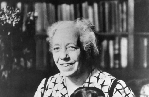 Karen Horney smiling.