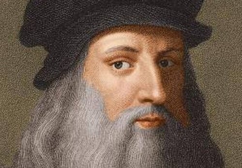 Self portrait by Da Vinci.