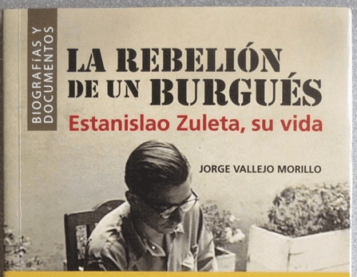 Book cover with Estanislao Zuleta on it.
