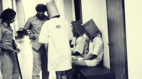 Participants of the Stanford Prison Experiment.