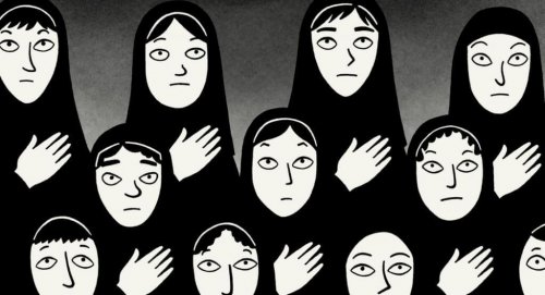 A scene from Persepolis.