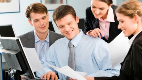 A group of coworkers.