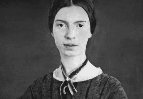 A photo of Emily Dickinson.