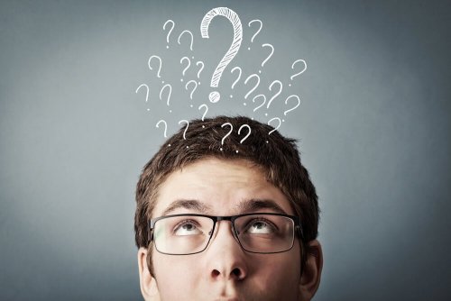 A man asking himself a question.