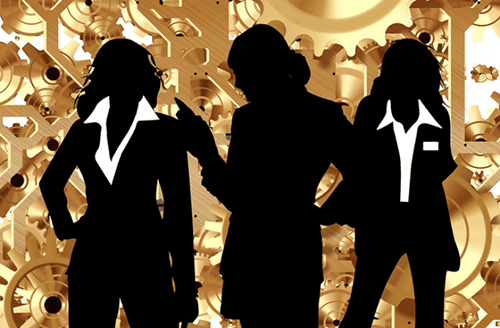 A team of women.