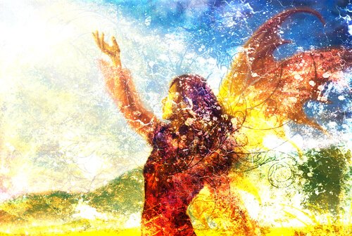 An abstract fairy.