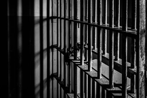 A prison cell.