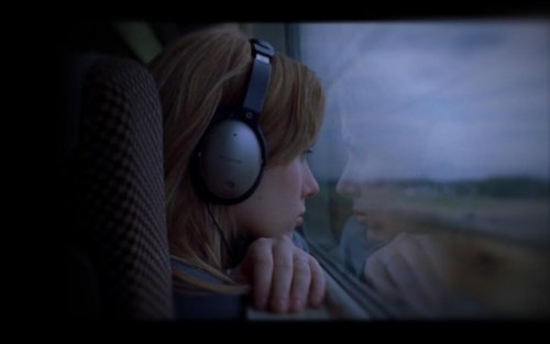 main character from Lost in Translation looking out the window