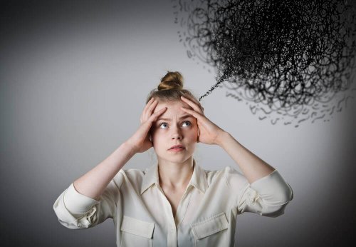 woman with irrational thoughts